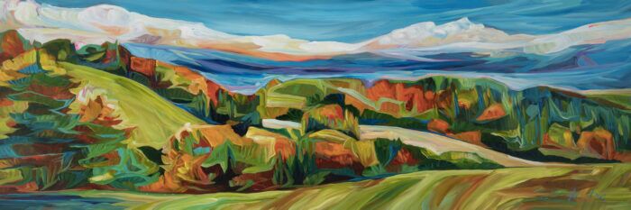 Rolling Hills - 24x72 - Original Artwork