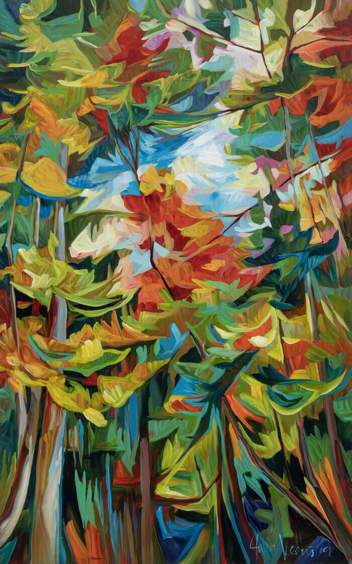 A Walk By Georgian Bay - 30x48 - Original Artwork