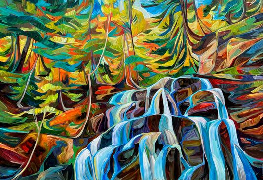 Breakfast at Tiffanys - 48x72 - Original Artwork